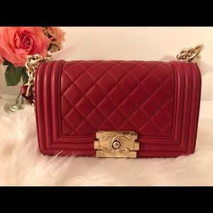 *** Item sold to Rebag  - Small Chanel boy bag